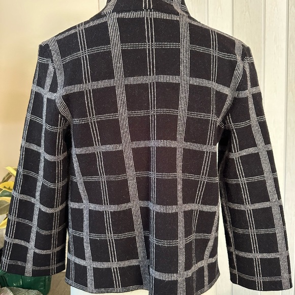Moth Jacket XS Black/White Windowpane Plaid - Picture 5 of 11